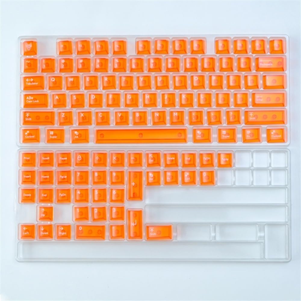 Aifei Crystal Orange Keycaps